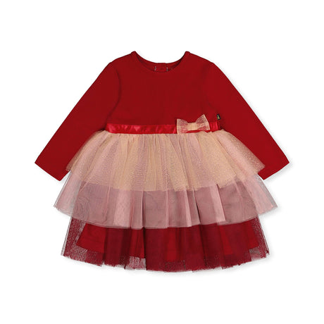 Robe Rouge Noël 6-24mois-Deux par Deux-Rouge-6 m-2X2-J20OG85B-CLÉMENT