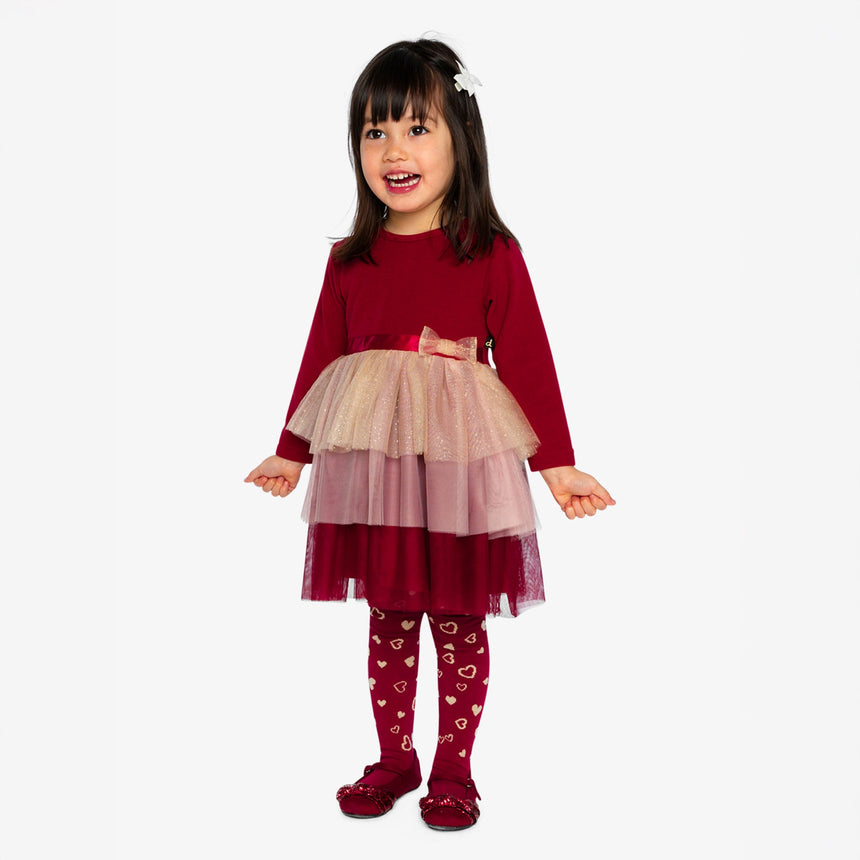 Robe Rouge Noël 6-24mois-Deux par Deux-2X2-J20OG85B-CLÉMENT