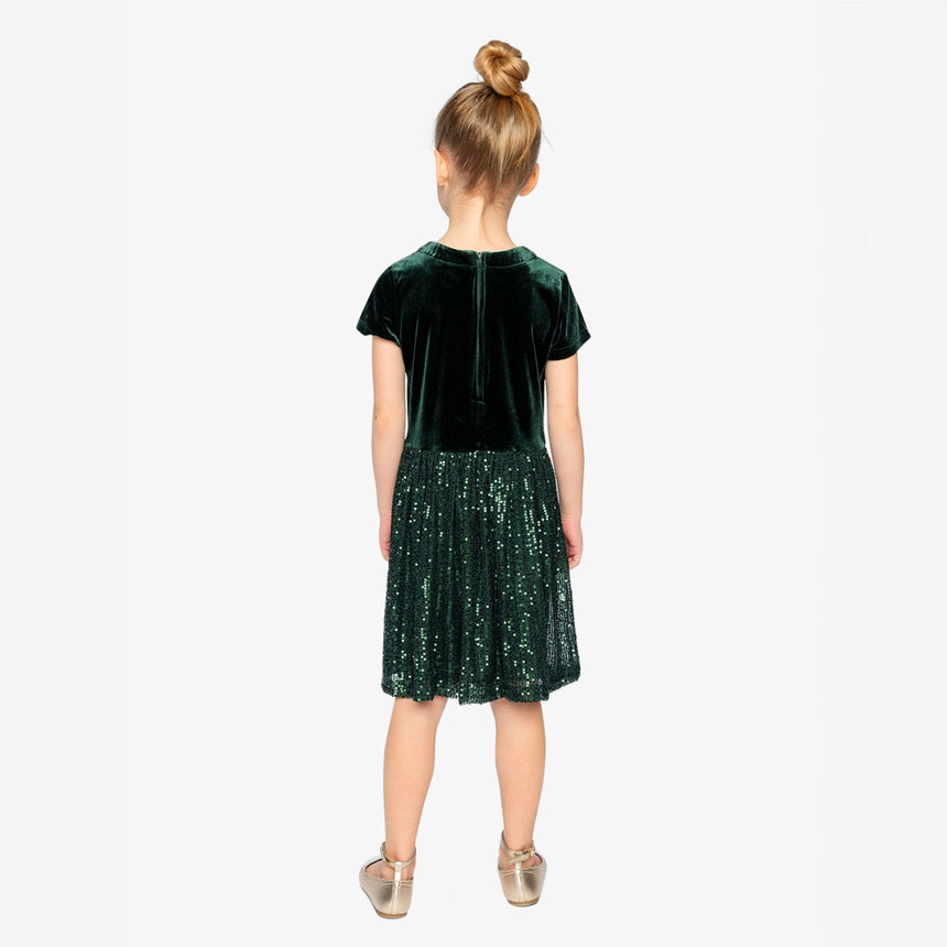 Robe Brillant Noël 7-10ans-Deux par Deux-2X2-J20OG90-393C-CLÉMENT