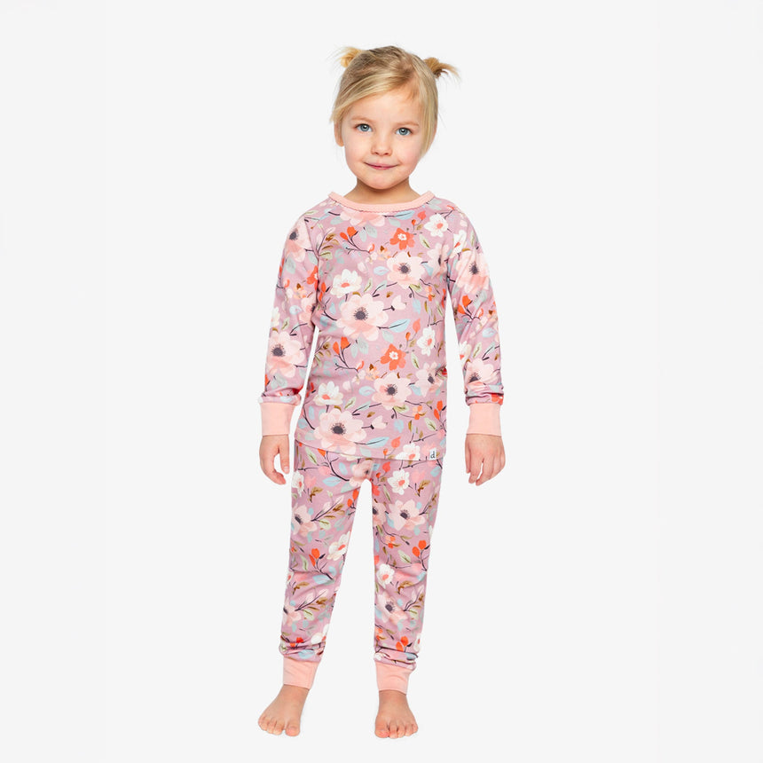 Pyjama Fleurs 3-6ans-Deux par Deux-2X2-J20PG10-221B-CLÉMENT