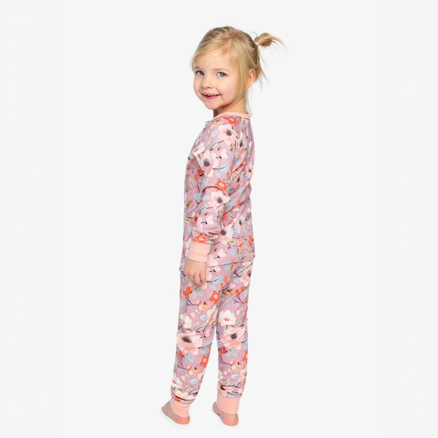 Pyjama Fleurs 3-6ans-Deux par Deux-2X2-J20PG10-221B-CLÉMENT