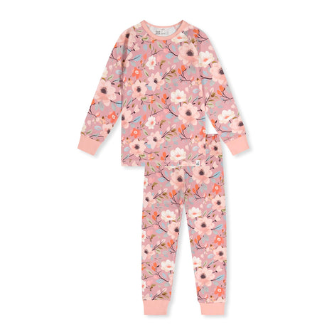 Pyjama Fleurs 7-10ans-Deux par Deux-Rose-7-2X2-J20PG10-221C-CLÉMENT