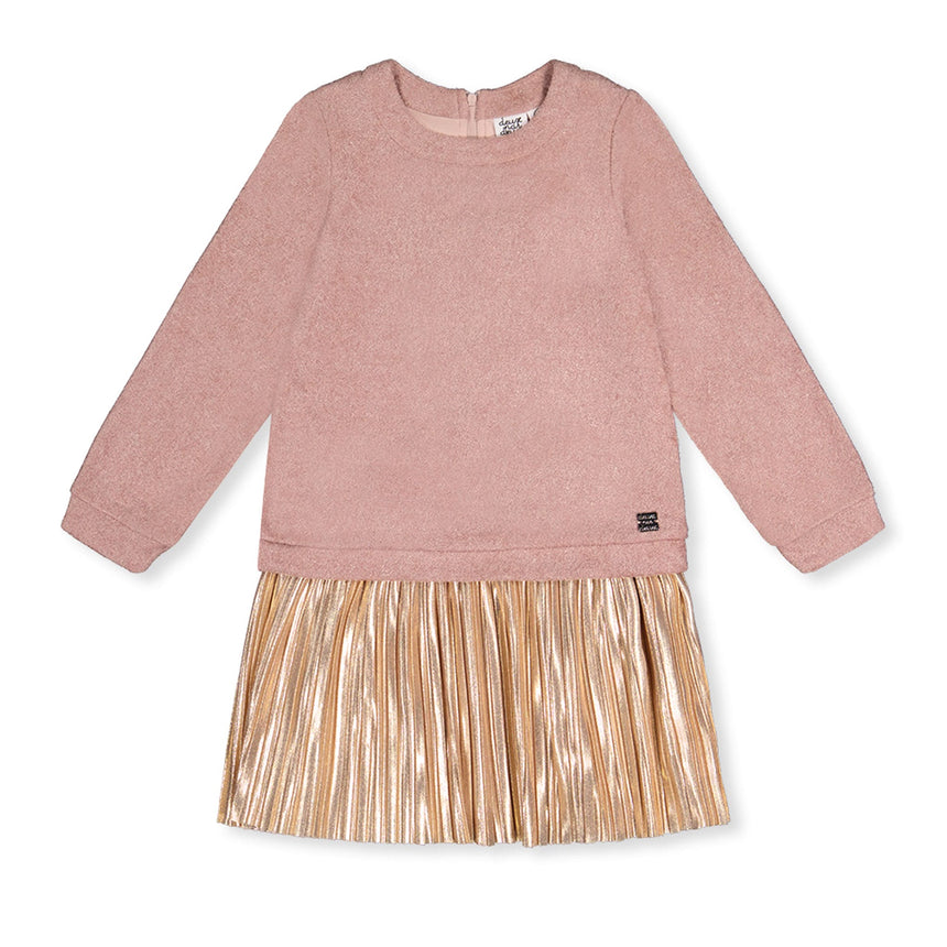 Robe Rose Chic 7-10ans-Deux par Deux-Rose-7-2X2-J20Q92-6840C-CLÉMENT
