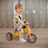 Gilet Ouaté Petits Dinos 3-6ans-Deux par Deux-2X2-J20T32-2J263-CLÉMENT