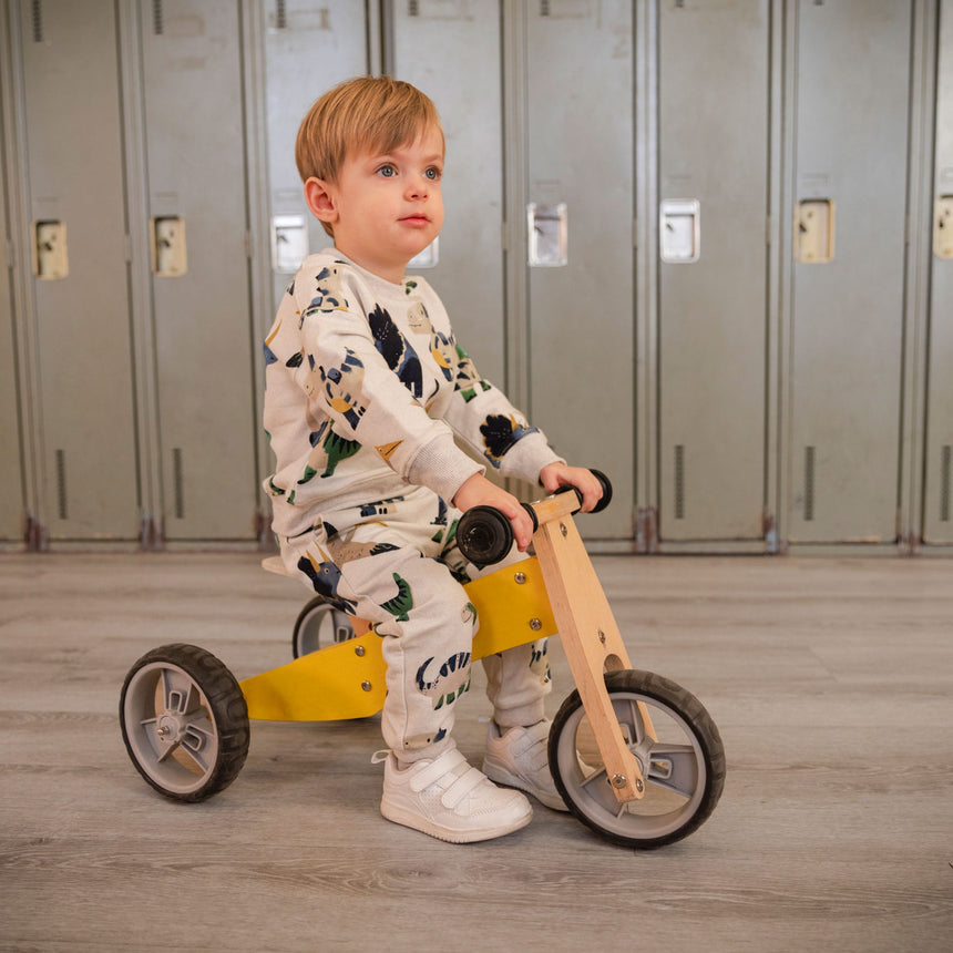 Gilet Ouaté Petits Dinos 3-6ans-Deux par Deux-2X2-J20T32-2J263-CLÉMENT