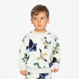 Gilet Ouaté Petits Dinos 3-6ans-Deux par Deux-2X2-J20T32-2J263-CLÉMENT