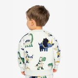 Gilet Ouaté Petits Dinos 3-6ans-Deux par Deux-2X2-J20T32-2J263-CLÉMENT