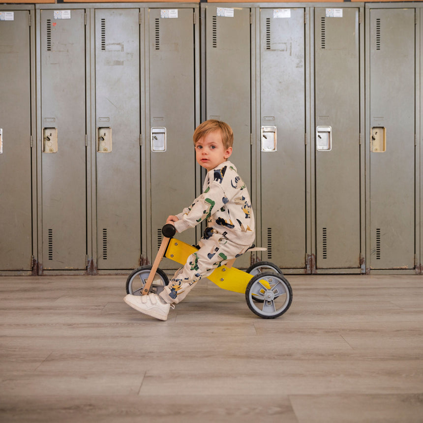 Gilet Ouaté Petits Dinos 3-6ans-Deux par Deux-2X2-J20T32-2J263-CLÉMENT