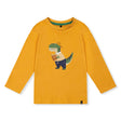 T-shirt Petit Dino 3-6ans-Deux par Deux-Moutarde-3-2X2-J20T70-2290-CLÉMENT