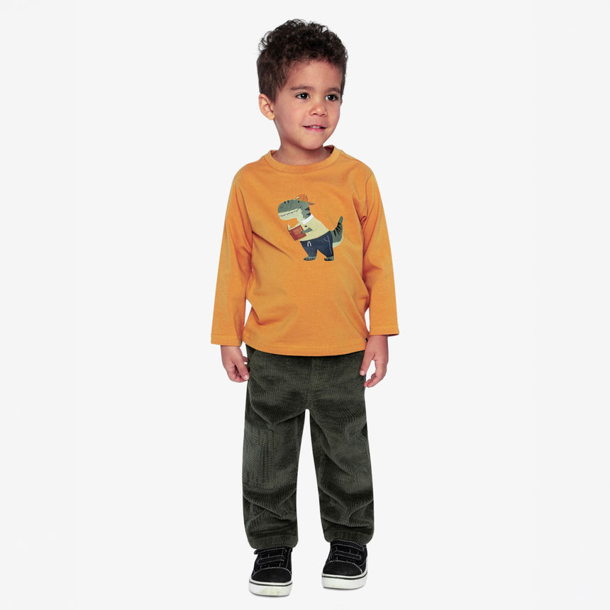 T-shirt Petit Dino 3-6ans-Deux par Deux-2X2-J20T70-2290-CLÉMENT