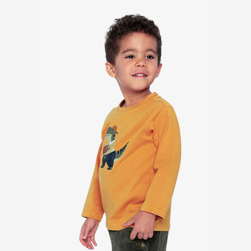 T-shirt Petit Dino 3-6ans-Deux par Deux-2X2-J20T70-2290-CLÉMENT
