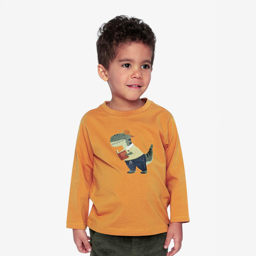 T-shirt Petit Dino 3-6ans-Deux par Deux-2X2-J20T70-2290-CLÉMENT