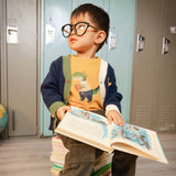 T-shirt Petit Dino 3-6ans-Deux par Deux-2X2-J20T70-2290-CLÉMENT