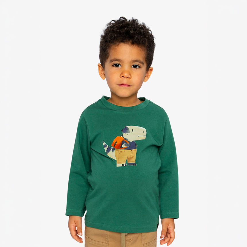 T-shirt Dinos 3-6ans-Deux par Deux-2X2-J20T70-3016-CLÉMENT