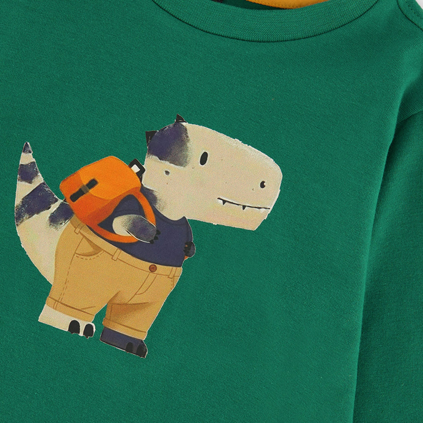 T-shirt Dinos 3-6ans-Deux par Deux-2X2-J20T70-3016-CLÉMENT