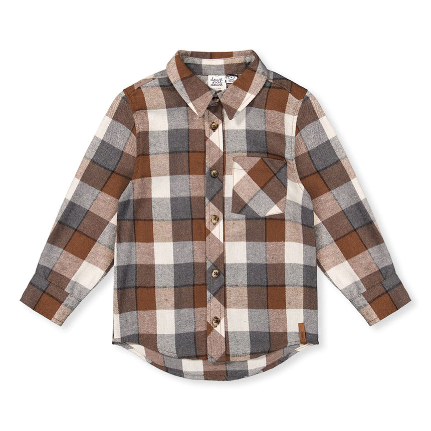 Chemise Carreaux Boys 3-6ans-Deux par Deux-Gris-3-2X2-J20U13-269B-CLÉMENT