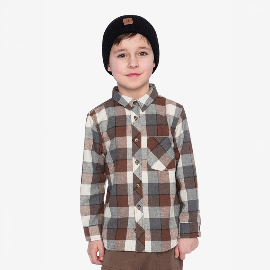 Chemise Carreaux Boys 3-6ans-Deux par Deux-2X2-J20U13-269B-CLÉMENT