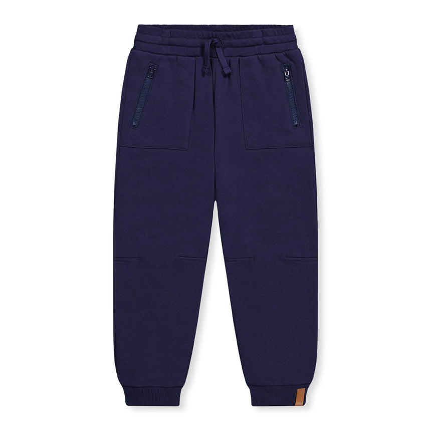 Pantalon Ouaté Boys 7-10ans-Deux par Deux-Marine-7-2X2-J20U21-4810C-CLÉMENT