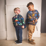 Kangourou Dinos Boys 3-6ans-Deux par Deux-2X2-J20U37-057B-CLÉMENT