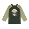 T-shirt Raglan Boys 3-6ans-Deux par Deux-Forêt-3-2X2-J20U69-3014B-CLÉMENT