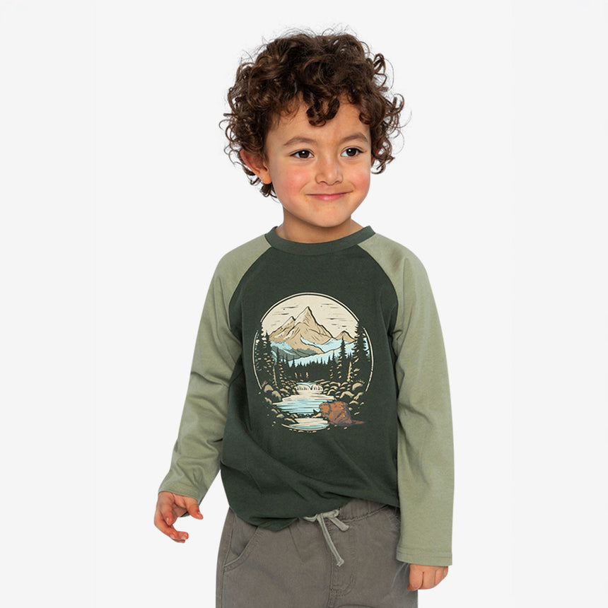 T-shirt Raglan Boys 3-6ans-Deux par Deux-2X2-J20U69-3014B-CLÉMENT