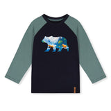 T-shirt Ours Boys 3-6ans-Deux par Deux-Marine-3-2X2-J20U69-4810B-CLÉMENT