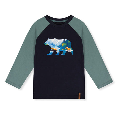 T-shirt Ours Boys 3-6ans-Deux par Deux-Marine-3-2X2-J20U69-4810B-CLÉMENT
