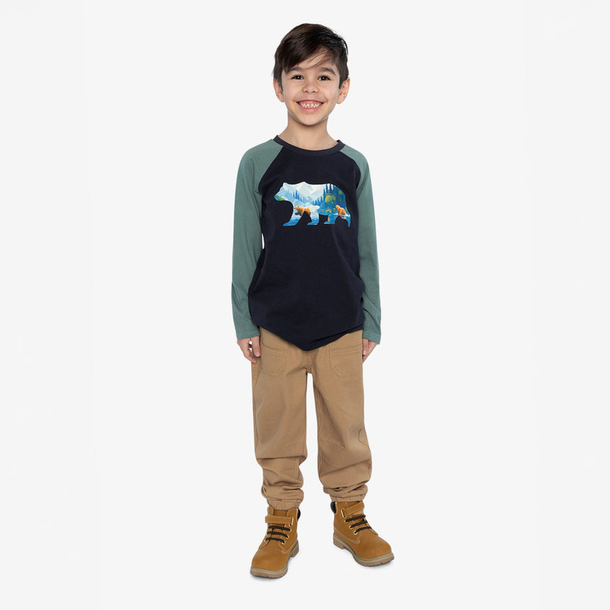 T-shirt Ours Boys 3-6ans-Deux par Deux-2X2-J20U69-4810B-CLÉMENT