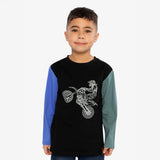 T-shirt Motocross Boys 7-10ans-Deux par Deux-2X2-J20U71-998C-CLÉMENT