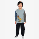 T-shirt Dinos Boys 3-6ans-Deux par Deux-2X2-J20U74-4015B-CLÉMENT