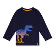 T-shirt T-rex Boys 7-10ans-Deux par Deux-Marine-7-2X2-J20U74-4810C-CLÉMENT