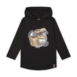 T-shirt Capuchon Dinos Boys 3-6ans-Deux par Deux-Noir-3-2X2-J20U75-999B-CLÉMENT