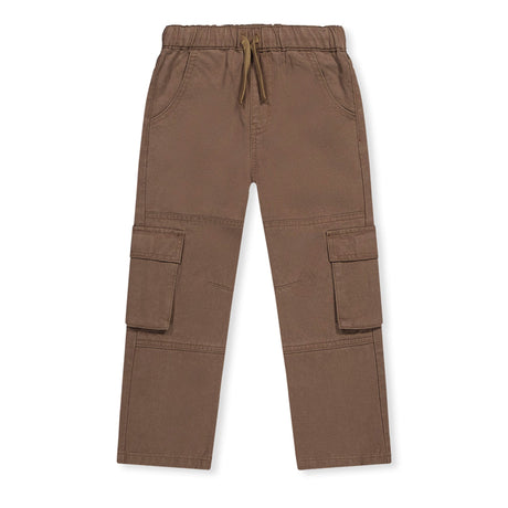 Pantalon Cargo Basique 7-10ans-Deux par Deux-Brun-7-2X2-J20YB21-904C-CLÉMENT
