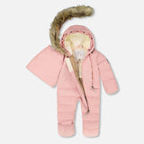 Habit de Neige Une Pièce Rose 6-30mois-Deux par Deux-2X3-H10B701-637-CLÉMENT