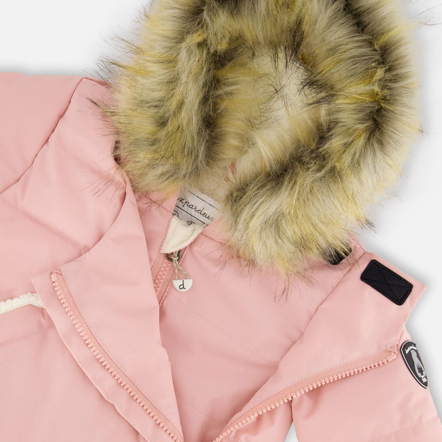 Habit de Neige Une Pièce Rose 6-30mois-Deux par Deux-2X3-H10B701-637-CLÉMENT