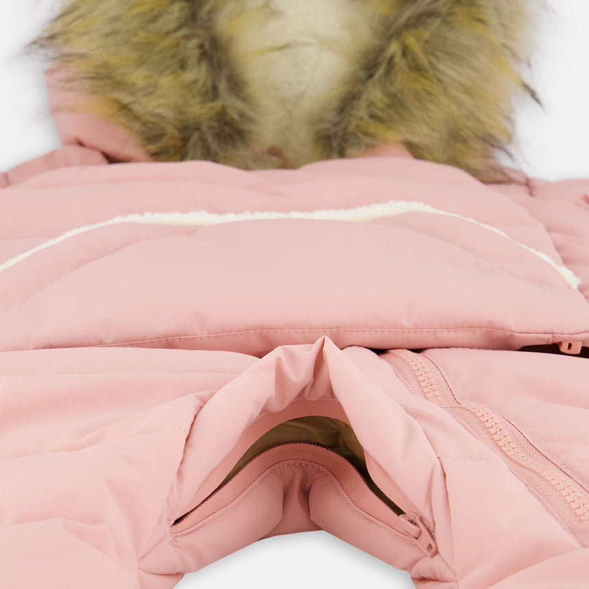 Habit de Neige Une Pièce Rose 6-30mois-Deux par Deux-2X3-H10B701-637-CLÉMENT