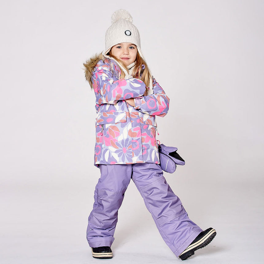 Habit de Neige Fleurs Lilas 2-8ans-Deux par Deux-2X3-H10DG80-592-CLÉMENT