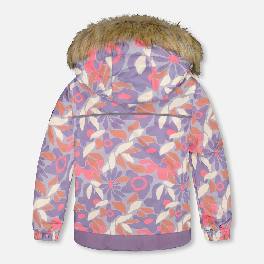 Habit de Neige Fleurs Lilas 2-8ans-Deux par Deux-2X3-H10DG80-592-CLÉMENT
