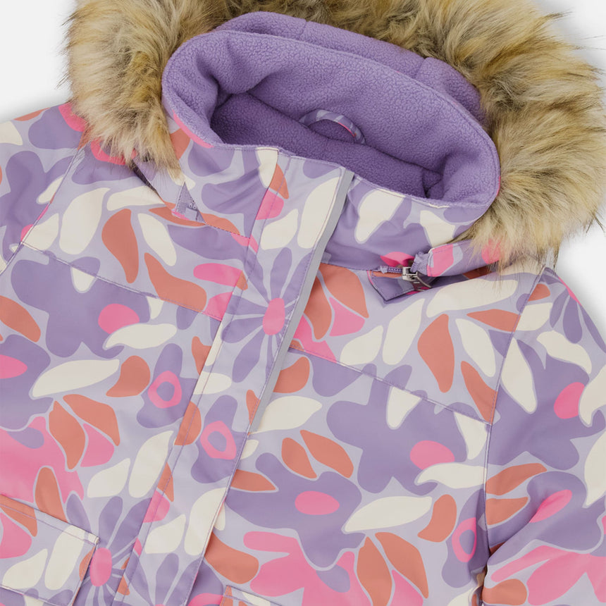 Habit de Neige Fleurs Lilas 2-8ans-Deux par Deux-2X3-H10DG80-592-CLÉMENT