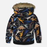 Habit de Neige Deux Pièces Dinos 2-6ans-Deux par Deux-2X3-H10PB48-980B-CLÉMENT