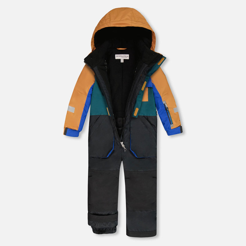 Habit de Neige Une Pièce Colorblock 2-6ans-Deux par Deux-2X3-H10PB73-999B-CLÉMENT