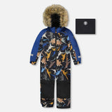 Habit de Neige Une Pièce Dinos 2-6ans-Deux par Deux-Marine-2-2X3-H10PB74-026B-CLÉMENT