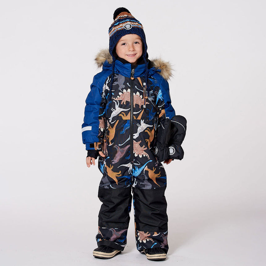 Habit de Neige Une Pièce Dinos 2-6ans-Deux par Deux-2X3-H10PB74-026B-CLÉMENT
