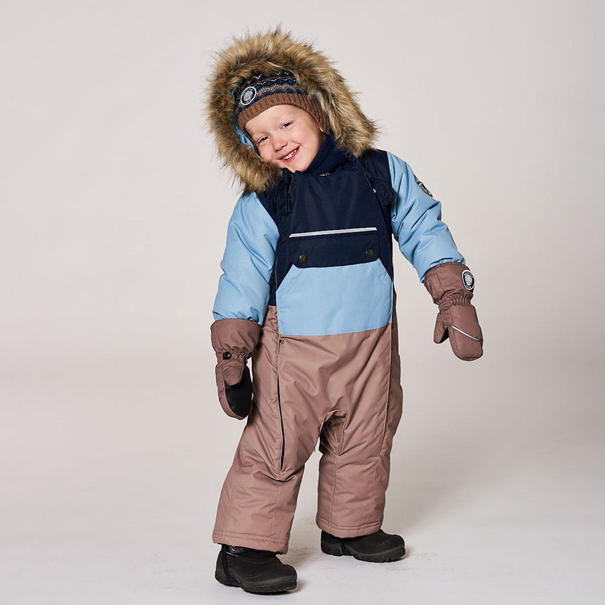 Habit de Neige Une Pièce Colorblock 6-30mois-Deux par Deux-2X3-H10PBB75-907-CLÉMENT