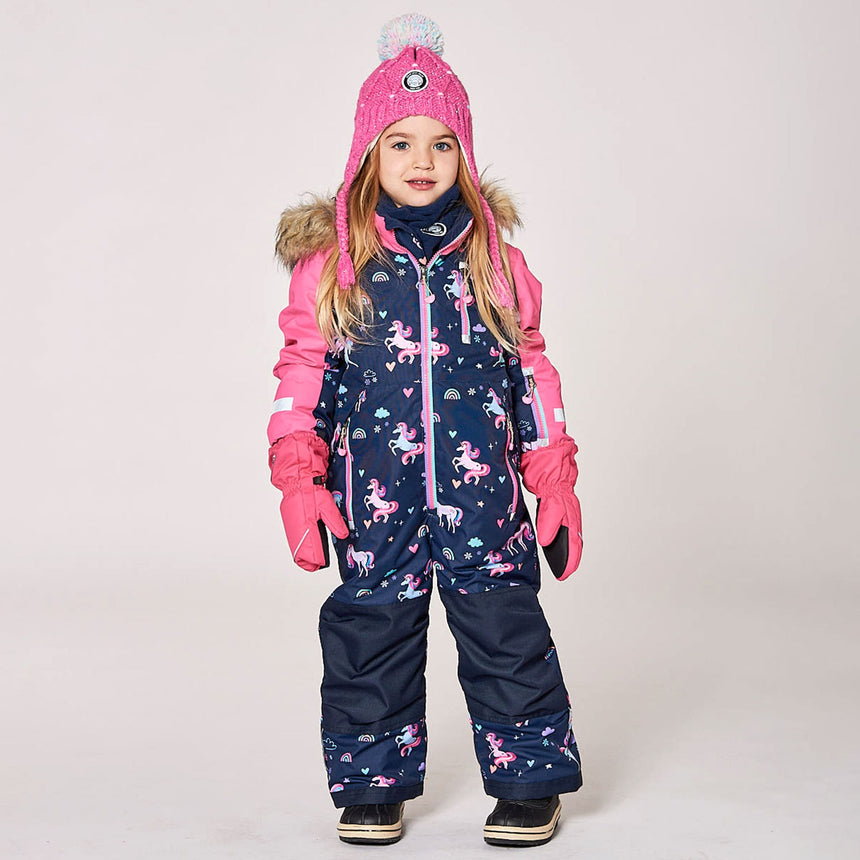 Habit de Neige Une Pièce Licornes 2-6ans-Deux par Deux-2X3-H10PG71-037B-CLÉMENT