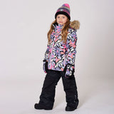 Habit de Neige Fleurs Retro 2-6ans-Deux par Deux-2X3-H10PG85-999B-CLÉMENT