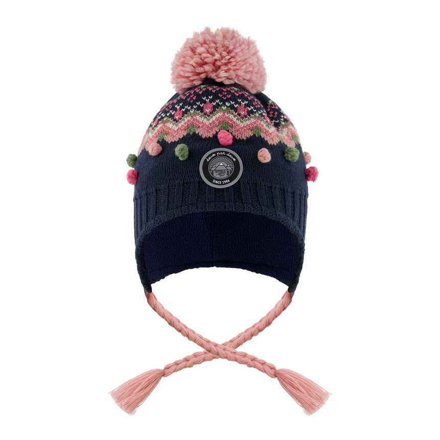 Tuque Tricot Navy Jacquard 2-14ans-Deux par Deux-Marine-2-4-2X3-H10Z10-CLÉMENT