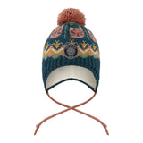 Tuque Tricot Chats 2-14ans-Deux par Deux-Sarcelle-2-4-2X3-H10Z11-CLÉMENT