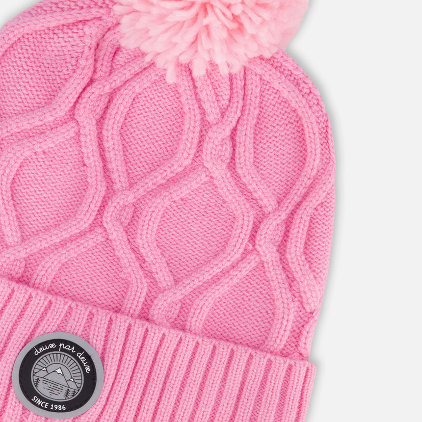 Tuque Tricot Rose 2-14ans-Deux par Deux-2X3-H10Z14-624B-CLÉMENT