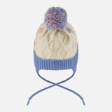 Tuque Tricot Fleurs 6-24mois-Deux par Deux-2X3-H10Z18-CLÉMENT
